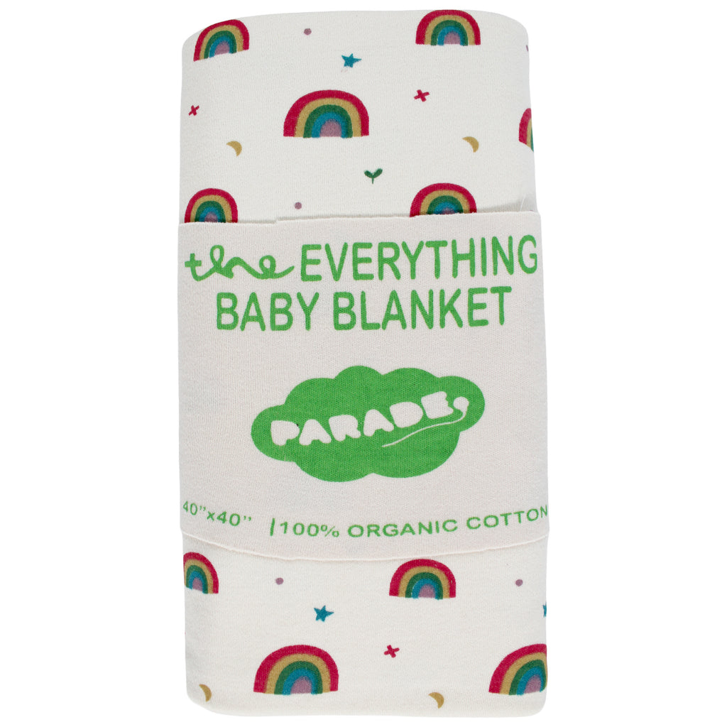Everything Organic Baby Blanket - Rainbows
