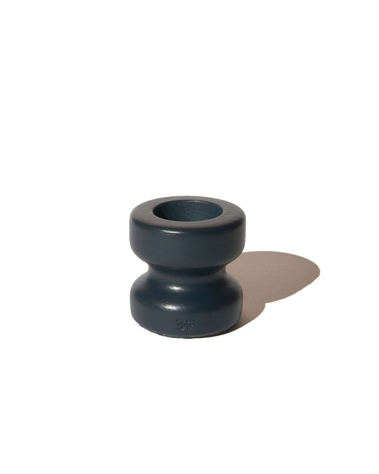 Aurora Duel Candle Holder - Black