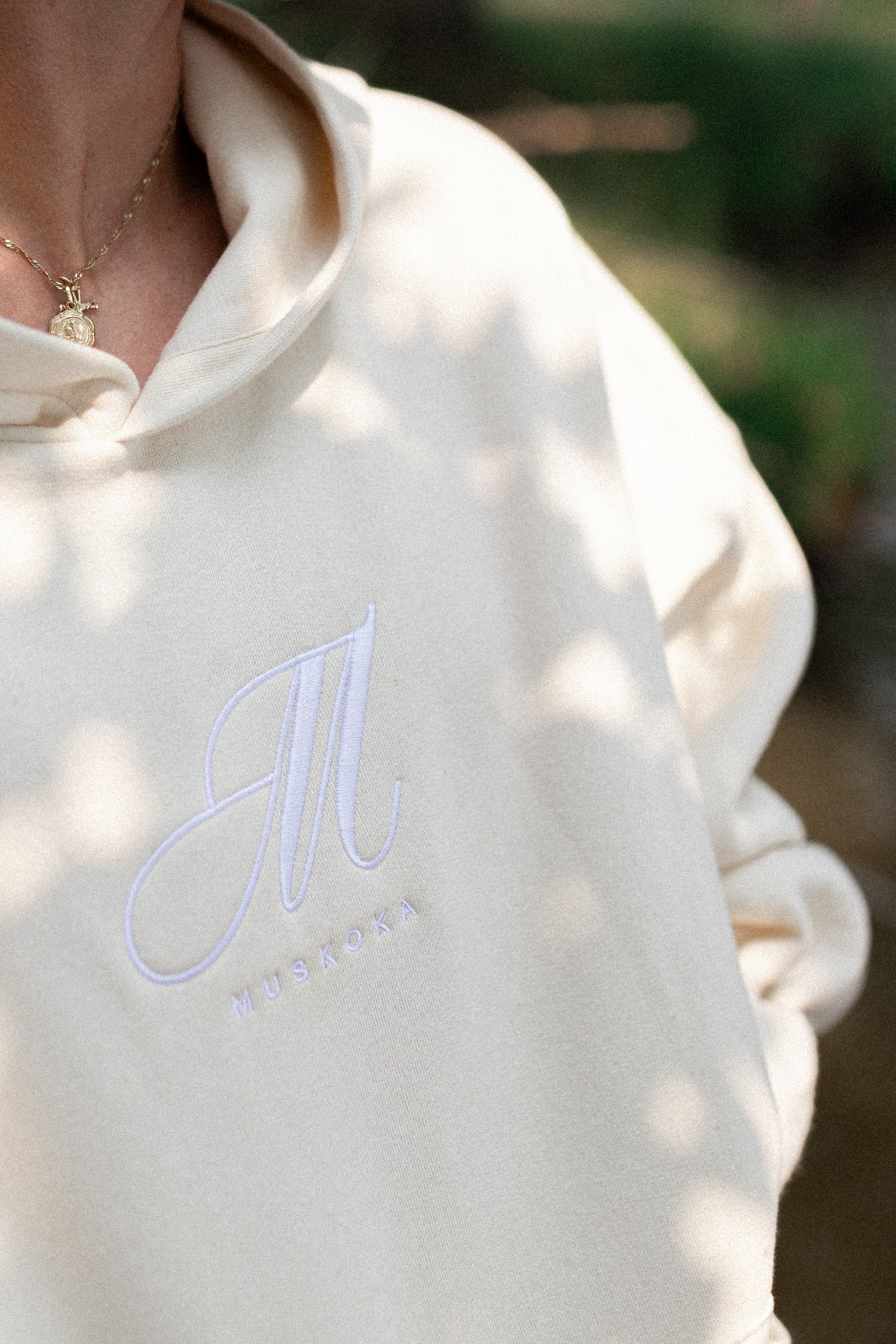 Muskoka Evergreen Love Signature Hoodie - Natural