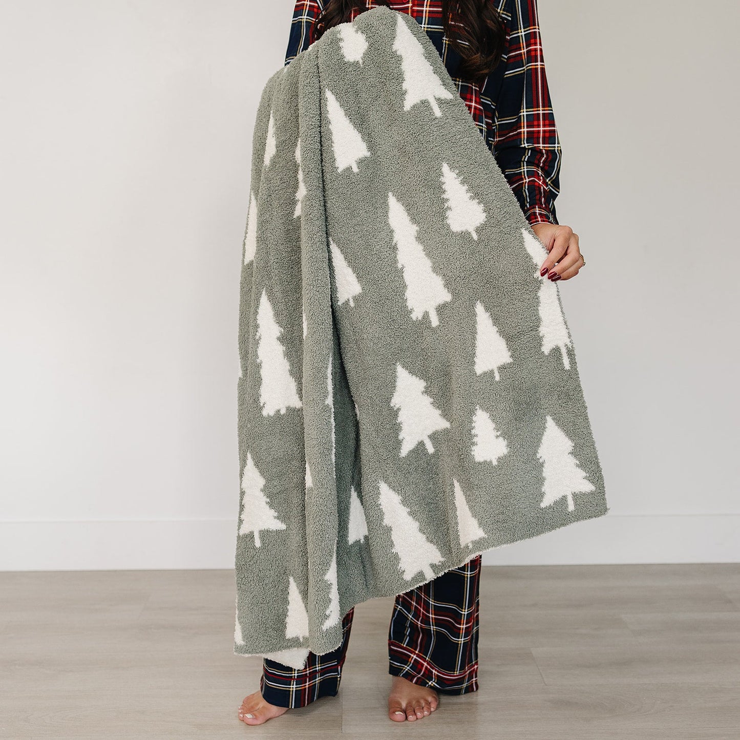 Pine Trees Plush Blanket