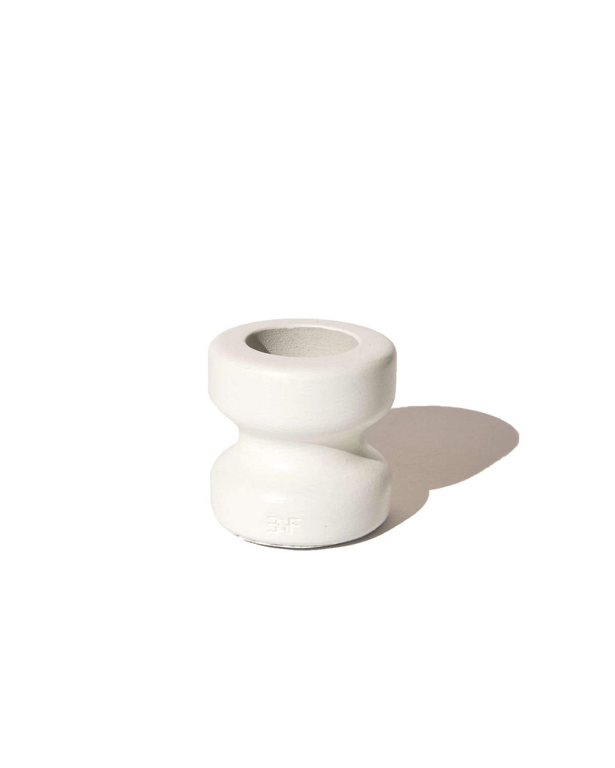 Aurora Duel Candle Holder - White