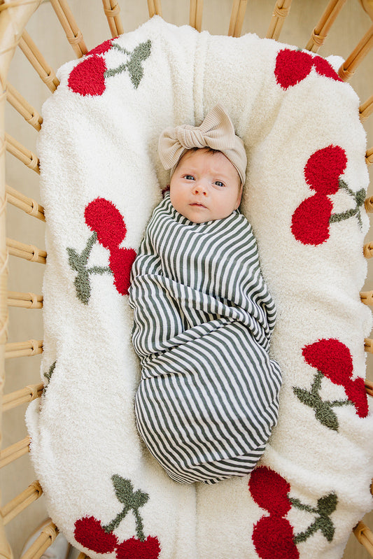 Plush Blanket - Cherry
