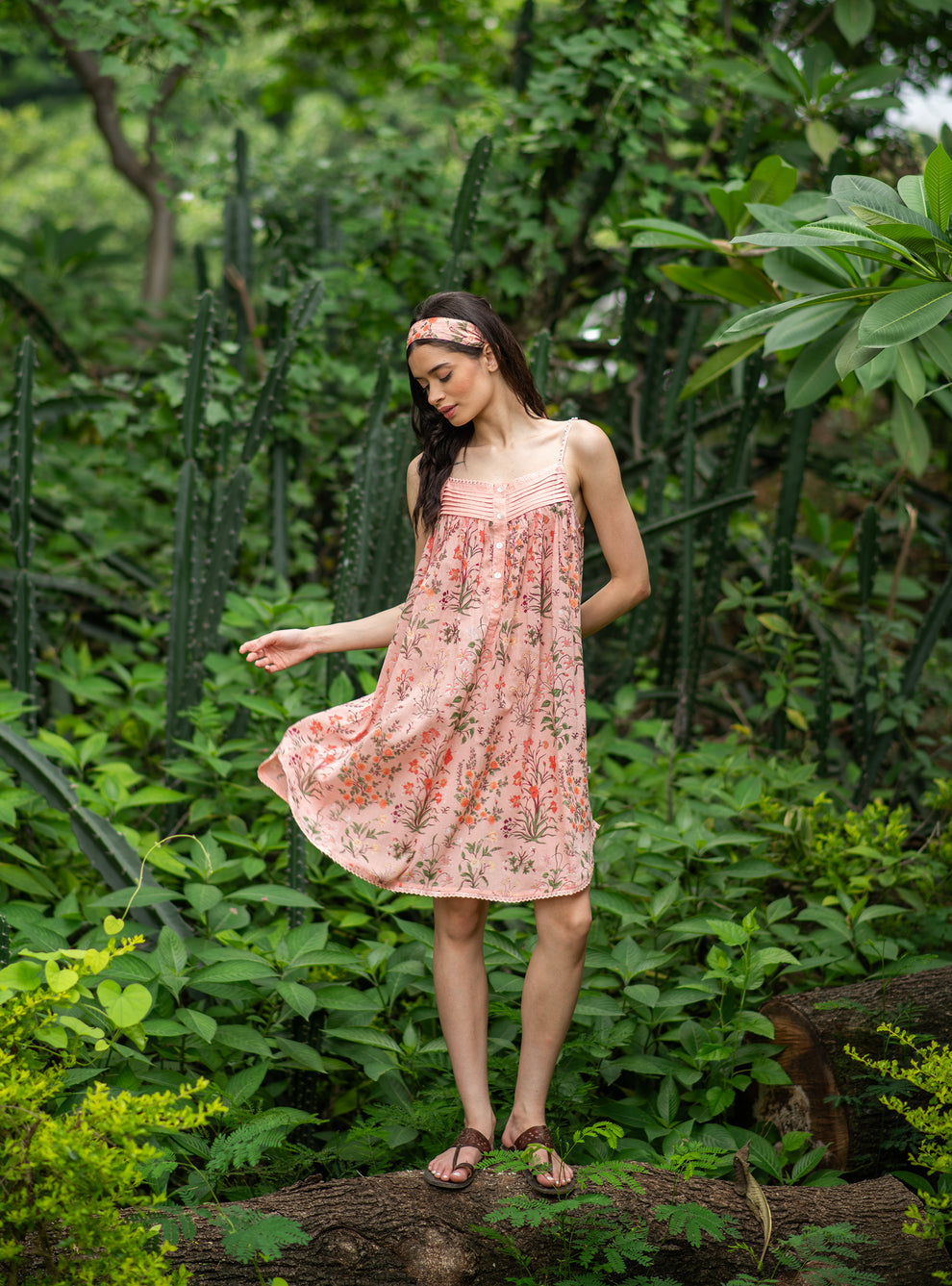 Olivia Nightdress - Garden Blush