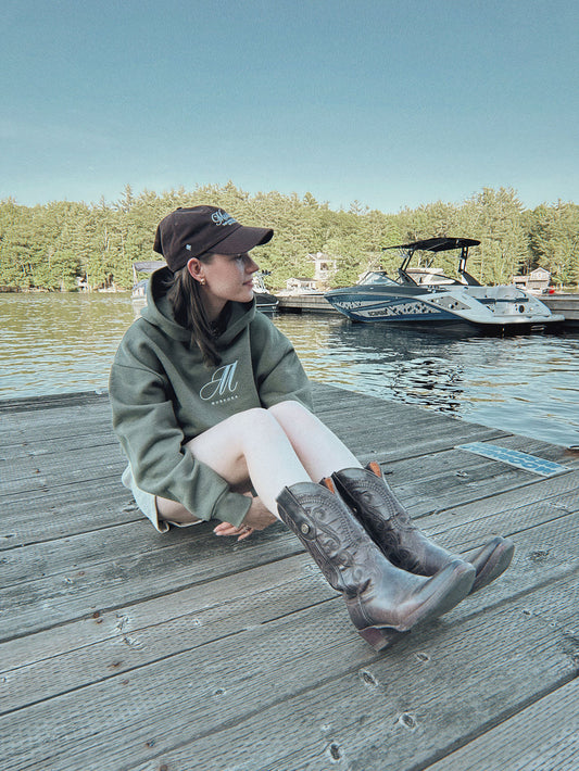 Muskoka Evergreen Love Signature Hoodie - Sage