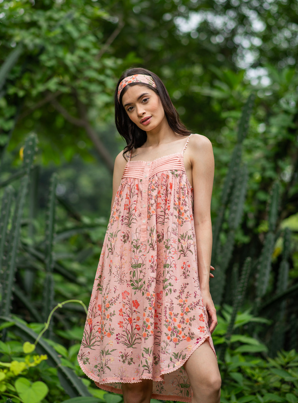 Olivia Nightdress - Garden Blush