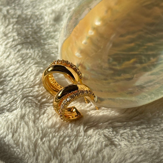 Lisa Triple Hoop Earrings