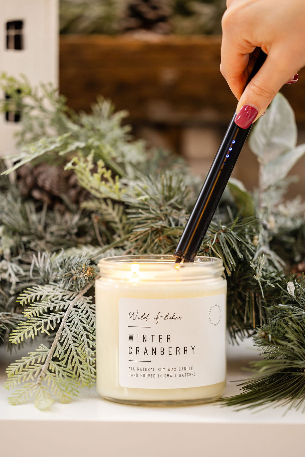 Winter Cranberry Candle
