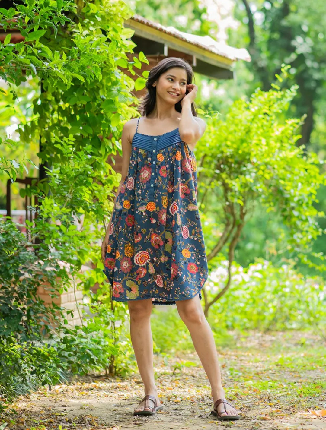 Olivia Nightdress - Chelsea Chambray