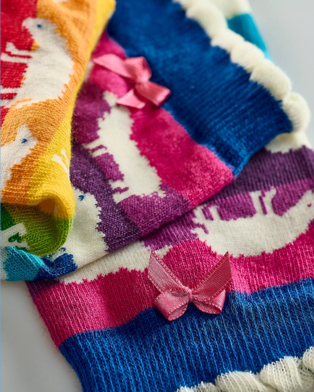 Rainbow Sheep Socks