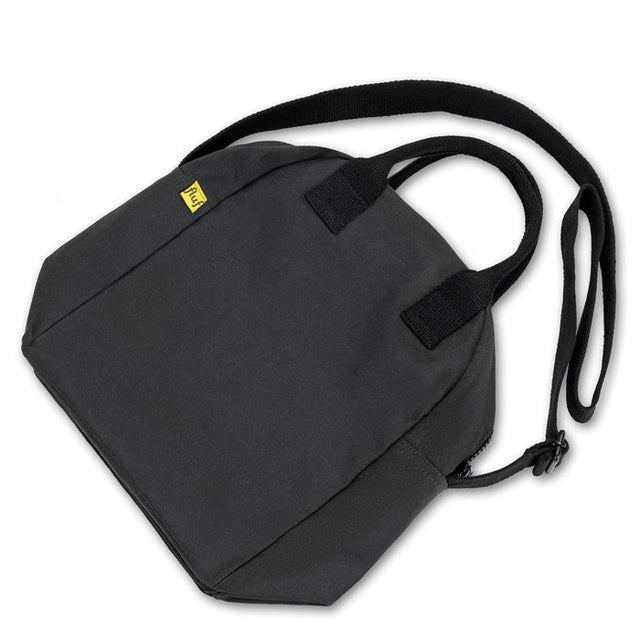 Zipper Lunch Bag with Strap - Carbon Black