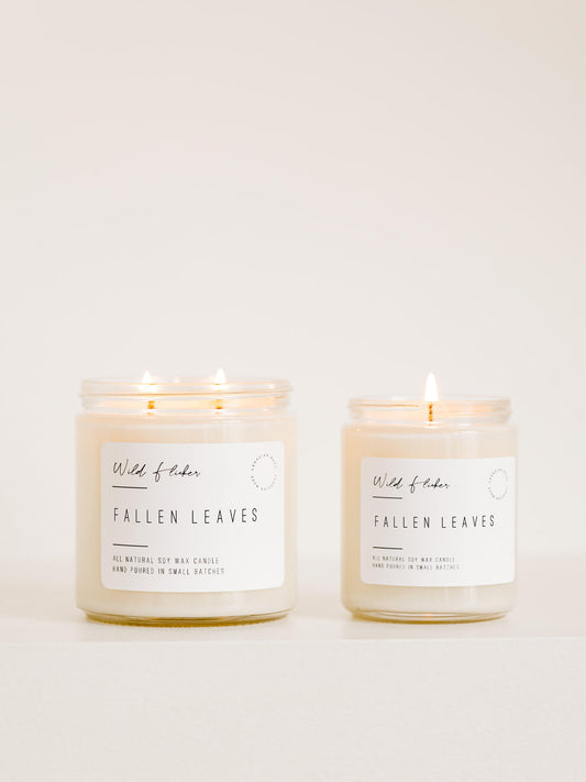 Fallen Leaves Candle