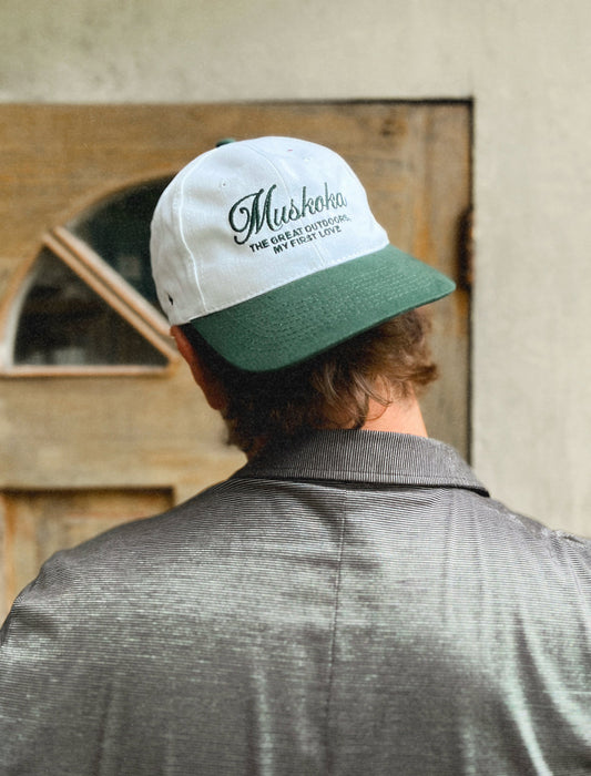 Evergreen Love Signature Muskoka Cap - White/Green