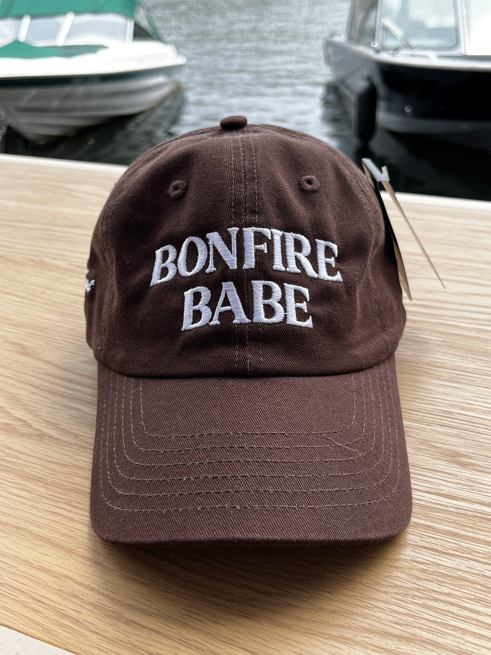 Bonfire Babe Dad Cap - Brown