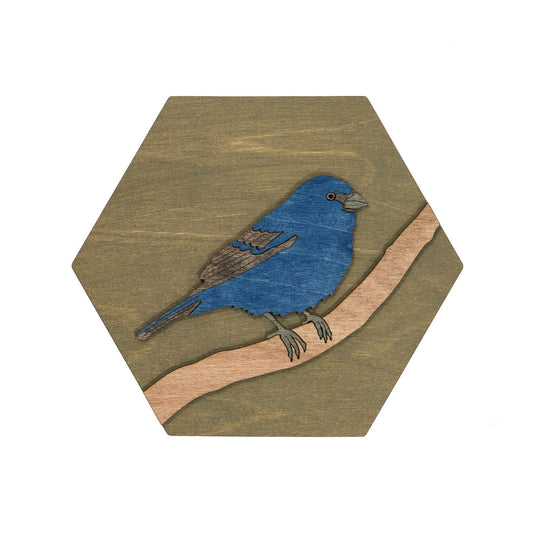 Indigo Bunting Wall Art