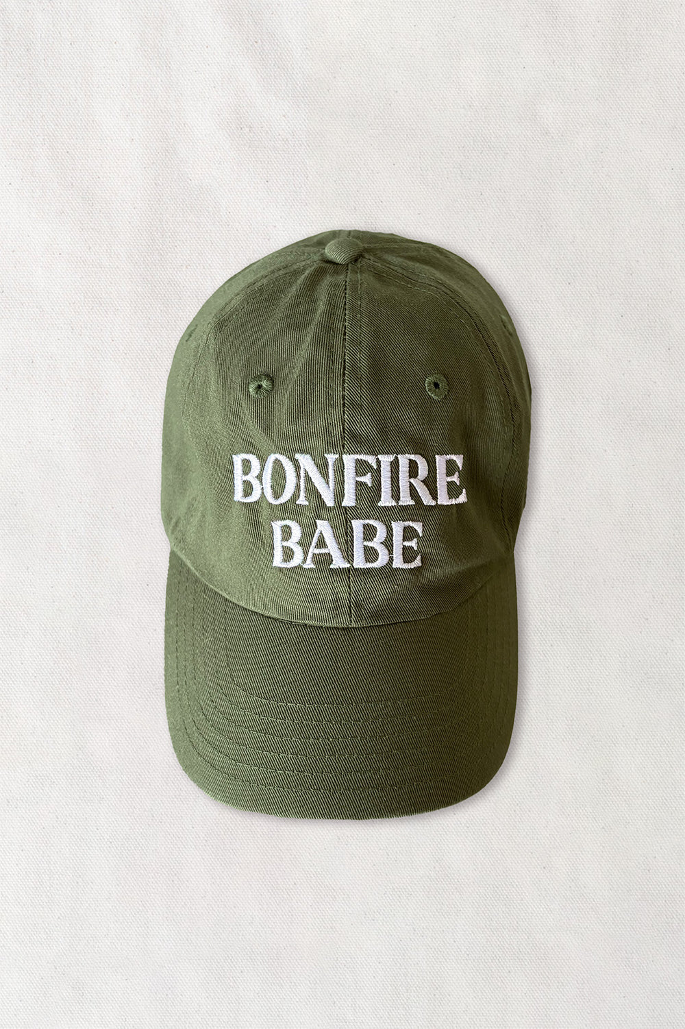 Bonfire Babe Dad Cap - Green