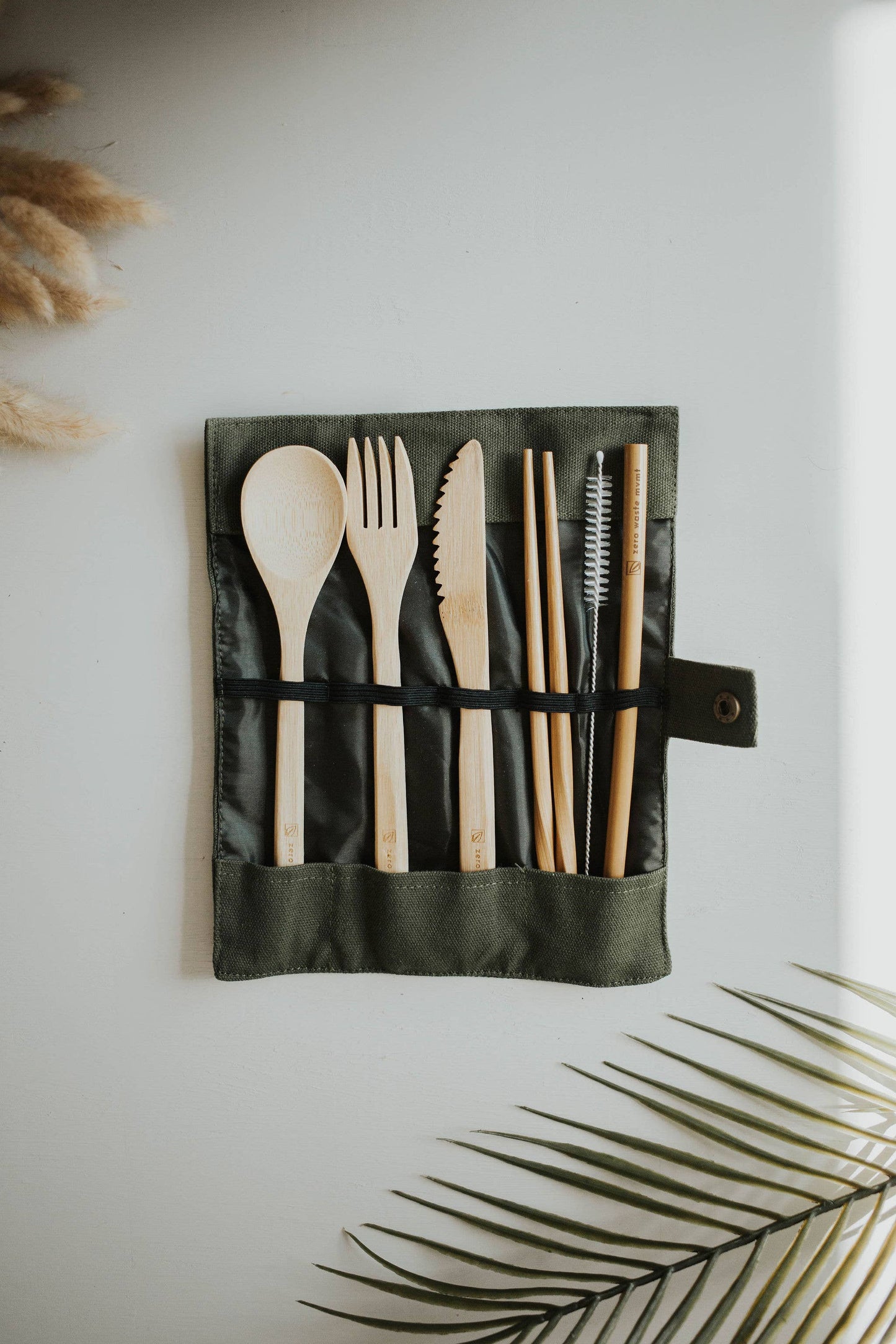 Travel Bamboo Cutlery Set | Eco-Friendly Utensils with Pouch