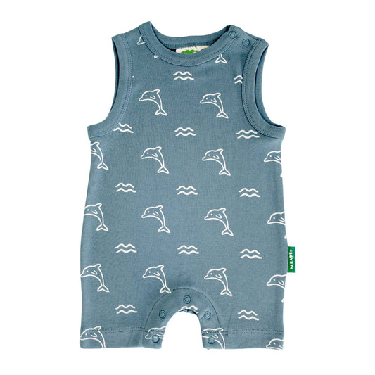 Tank Romper - Ocean Dolphins