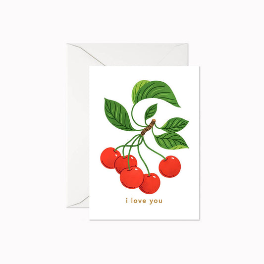 I Love you Cherries | Mini Card