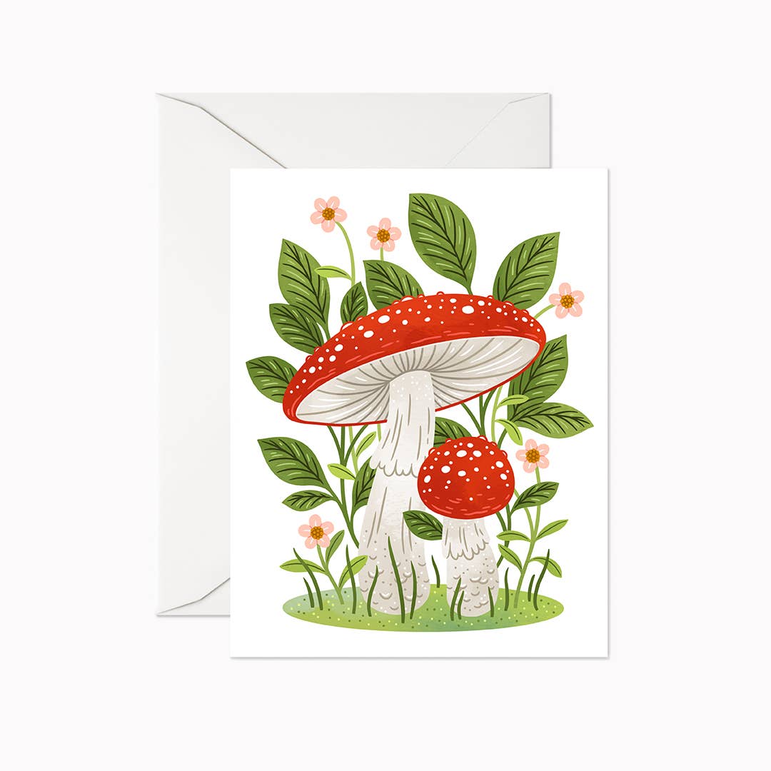 Fly Agaric Mushrooms Card – Kala House of Colour