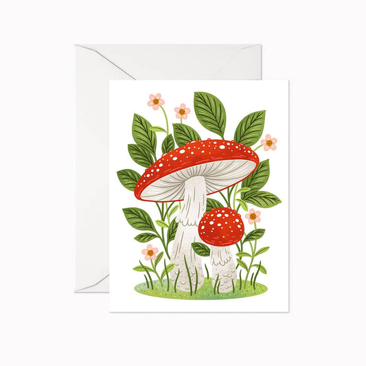Fly Agaric Mushrooms Card