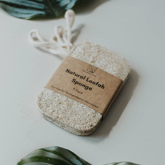 Natural Loofah Sponge | Doubled Layered | Plant-Based